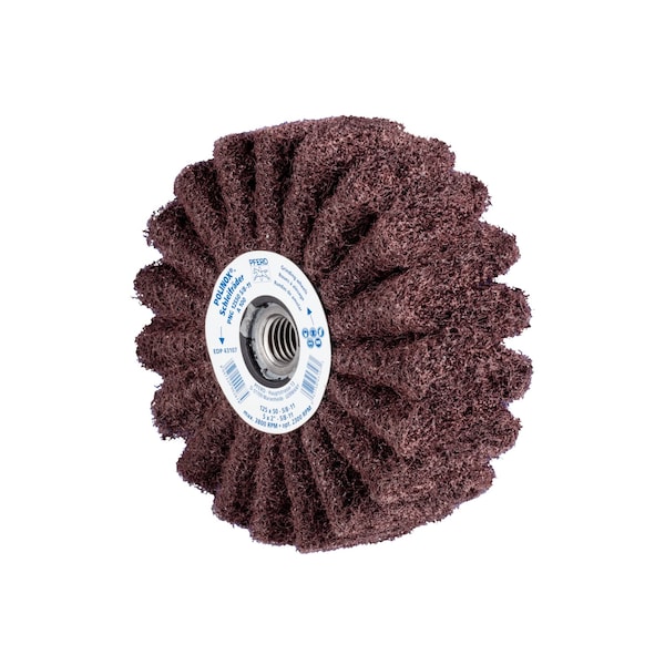 Pferd 5" x 2" POLINOX Non-Woven Finishing Drum - 5/8-11 Thread, PNG, A/O 100 Grit 43107 - main